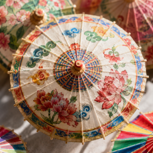 Oil Paper Umbrella Painting — image 5